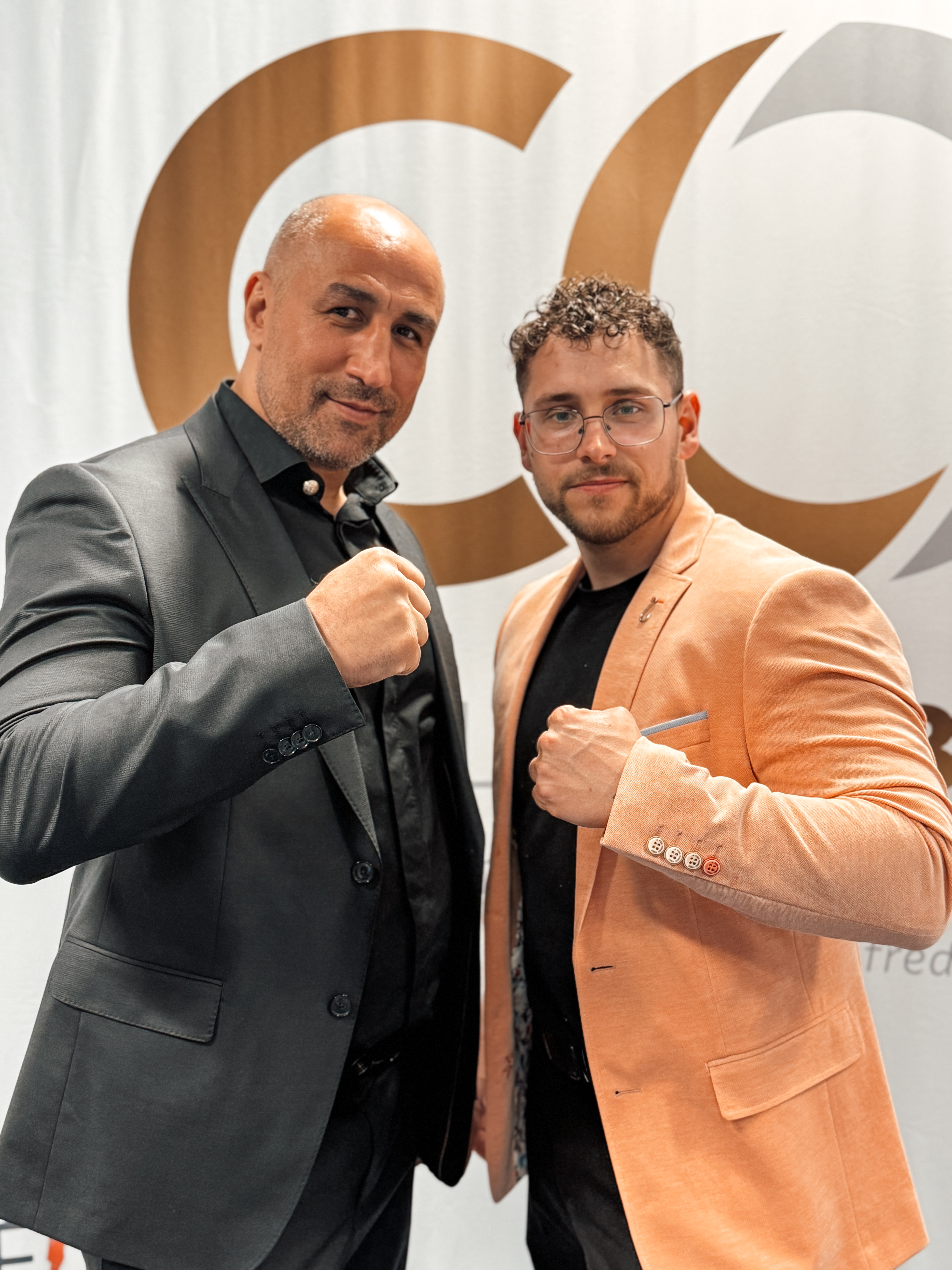 Ronald Baranovski mit Arthur Abraham